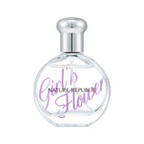 Clear perfume bottle with 'Girl's Flower' and 'Nature Republic' text on a white background